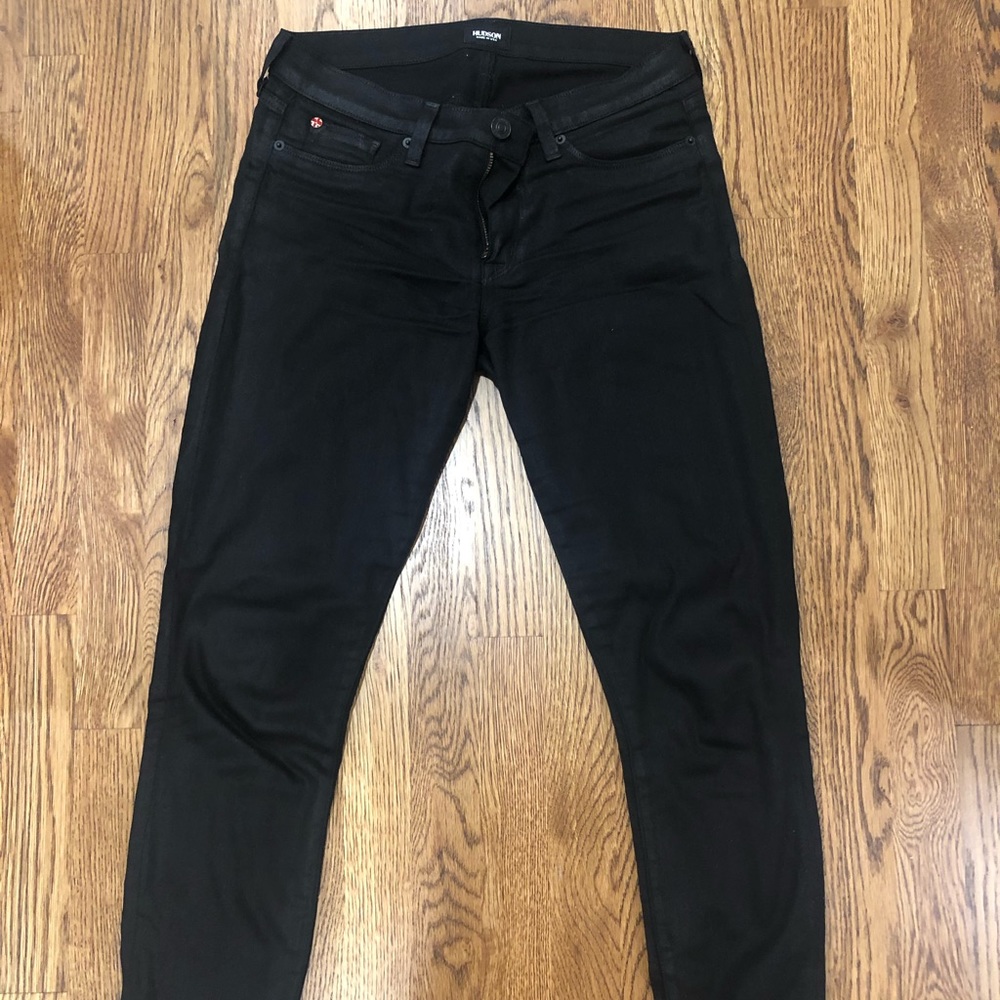 Hudson Coated black denim